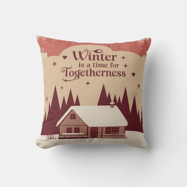 Coussin des Vibes d'hiver (Recto)
