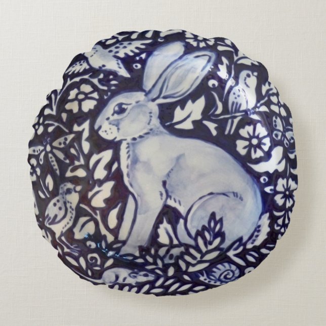 Coussin d'escargots de souris d'oiseaux lièvre ble (Devant)