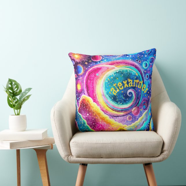 COUSSIN DESIGN ABSTRAIT COSMIC ART (Chaise)