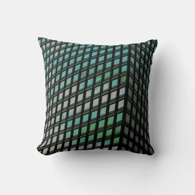 Coussin Design architectural moderne (Recto)