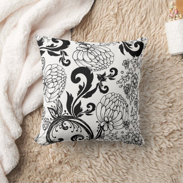 Coussin Design chic Chrysanthème (Couverture)