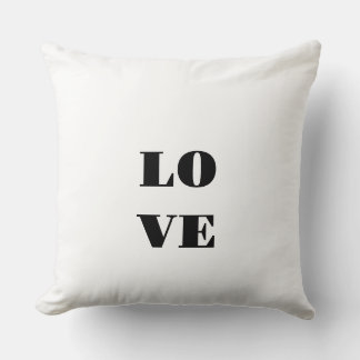 Coussin design d'amour de l'oreiller
