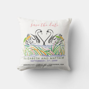 Coussin Design d'amour minimaliste et élégant