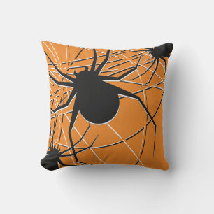 Coussin Design d'araignée unique cool   Halloween moderne
