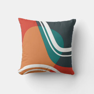 Coussin Design d'art à la mode Abstrait
