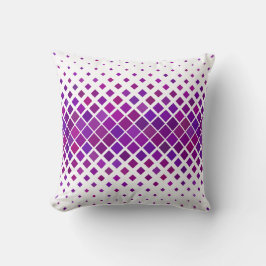 Coussin Design de diamants Magenta Violet