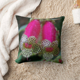 Coussin Design de fleurs léopard