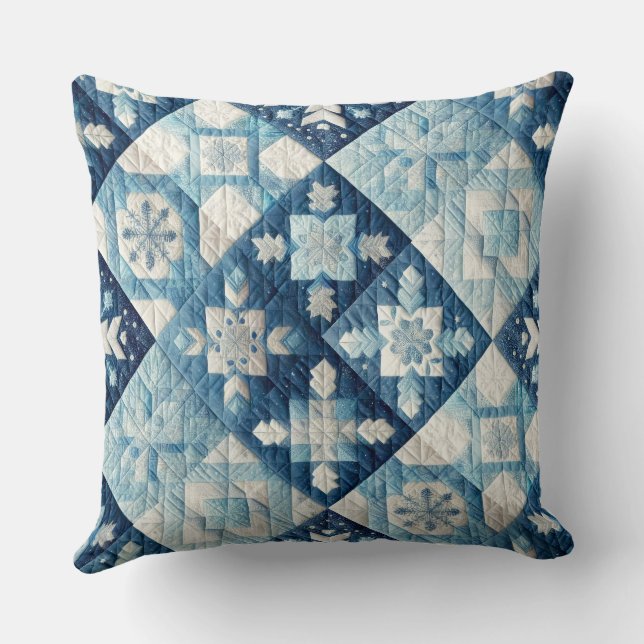 Coussin Design de Noël doré (Verso)