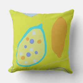 Coussin Design d'empreinte spontanée Lancer l'oreiller