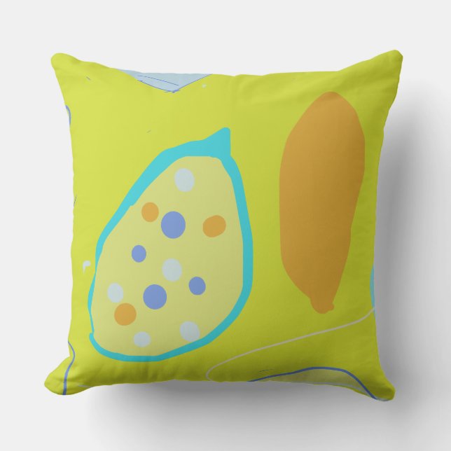 Coussin Design d'empreinte spontanée Lancer l'oreiller (Recto)