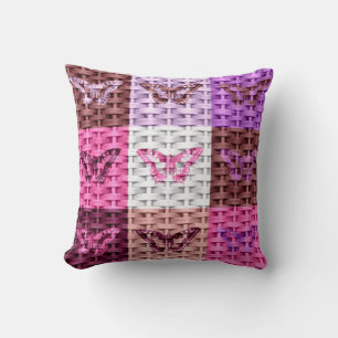 Coussin Design graphique d'art papillon 2