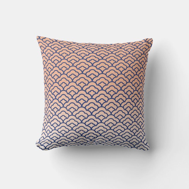 Coussin Design Motif japonais (Recto)