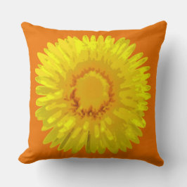 Coussin Design "Sunshine Flower" (Jeu d'oreiller).