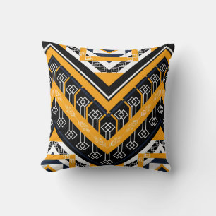 Coussin Dessi traditionnel motif oriental géométrique