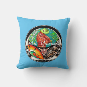 Coussin Dessin d'art de Chameleon