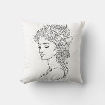 Dessin d'art minimaliste avec contour de contour d