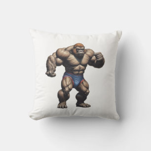 Coussin Dessin de bande dessinée Pop Art de gorille cultur