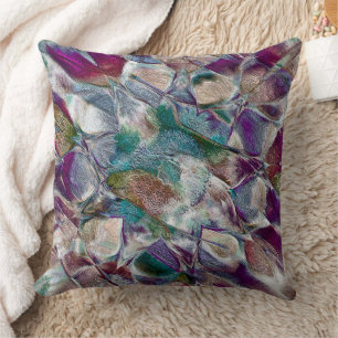 Coussin Dessin de fleur à peine visible dans un style très