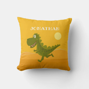 Coussin Dessin Drôle Dinosaure Dinosaure Jurassique Jeu d'
