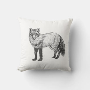 Coussin Dessin Fox
