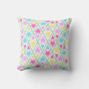 Coussin Dessiner cœur, cœur, amour, Saint-Valentin, mariag