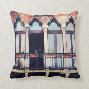 Coussin Destinations   Bâtiment rustique de Venise