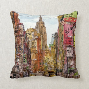 Coussin Destinations New York City Vue de Little Italy