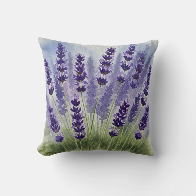 Coussin d'été Lavender (Recto)