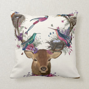 Coussin Détenteur d'oiseaux, nids d'oiseaux tropicaux