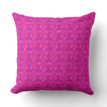 Coussin d'étoiles de rose