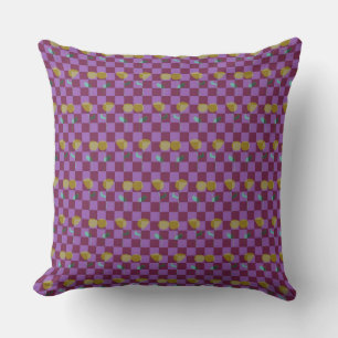 Coussin Deux carrés de fleurs
