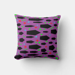Coussin Deux couleurs chaque côté violet et rouge