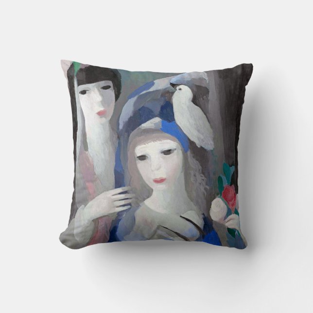 Coussin Deux dame et une colombe, Marie Laurencin (Recto)