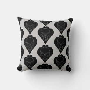 Coussin Deux Filles Et Crâne