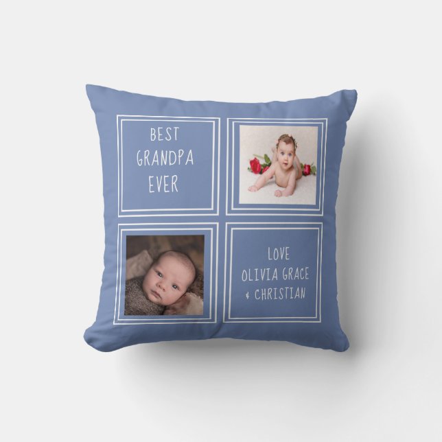 Coussin Deux Modèles photo personnalisés Un d'un genre (Recto)