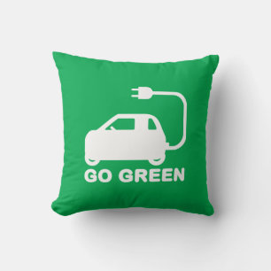 Coussin Devenez écolo ~ Conduite de voitures électriques