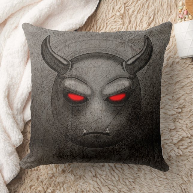 Coussin Devilmoji Vintage (Couverture)