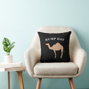 Coussin Devinez Quel Jour C'Est Hump Day Camel Desert Anim