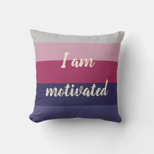 Coussin Devis de motivation personnalisable