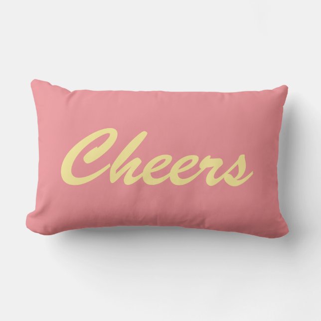 Coussin D'extérieur Acclamations sur le corail - dehors (Recto)