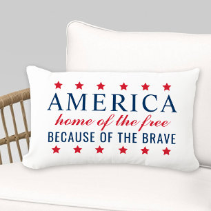Coussin D'extérieur Amérique Maison de la Liberté Brave Patriotique