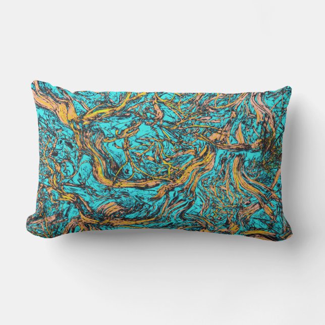 Coussin D'extérieur Art Abstrait cool (Recto)