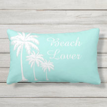 Beach Lover Palm Tree Aqua Extérieur