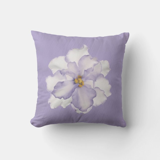 Coussin D'extérieur Belle orchidée de lavande (Recto)