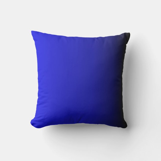 Coussin D'extérieur bleu électrique (Recto)