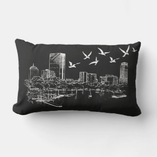 Coussin D'extérieur Boston Skyline