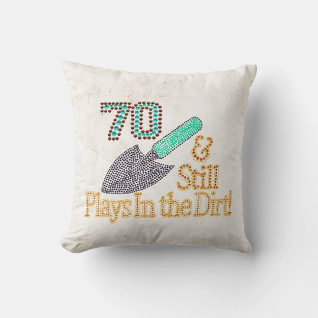 Coussin D'extérieur Cadeau d'anniversaire de jardinage d'humour (Recto)