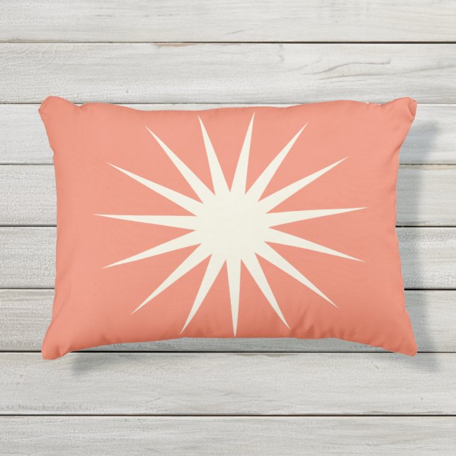 Coussin D'extérieur Carreau extérieur de rayon de soleil moderne de la (Devant)