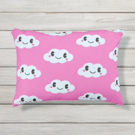 Coussin D'extérieur Conception de nuages amusants et mignons pour les