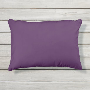 Coussin D'extérieur Couleur claire solide minuit violet foncé